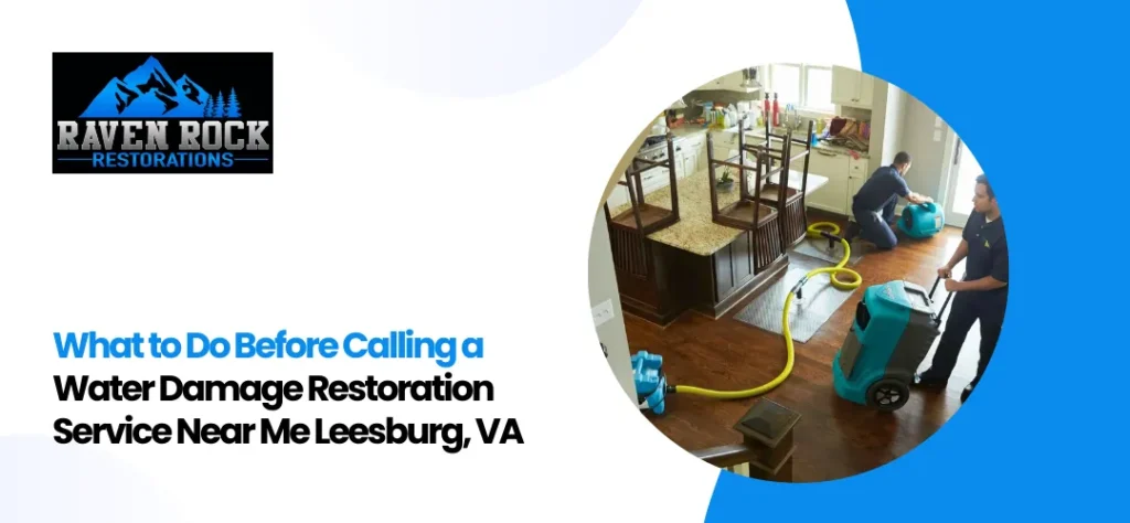 Water Damage Restoration Service Near Me Leesburg, VA