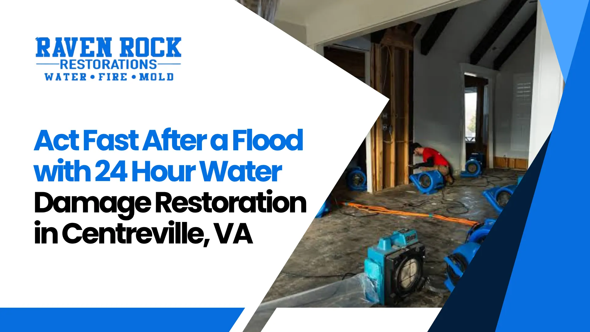 24 hour flood restoration Centreville, VA