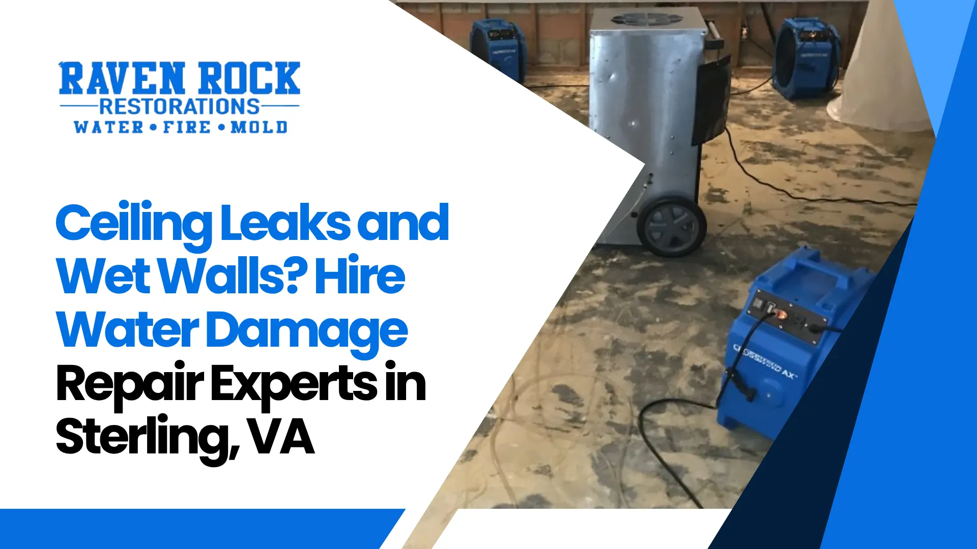 Water damage repair Sterling, VA